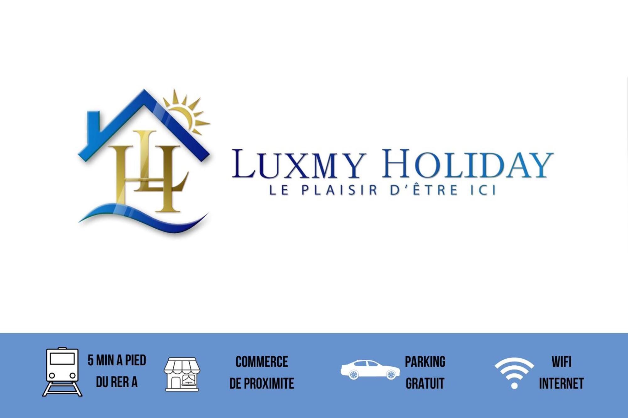 Disney Blue Lagoon - Ideal Sejour Famille Et Professionnel - Parking Inclus - Facile D'Acces - Proche Transport & Parc Disney بوسي سان جورْج المظهر الخارجي الصورة